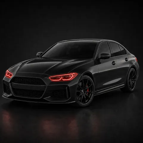 Headlight paint protection film coverage on both vehicle headlights