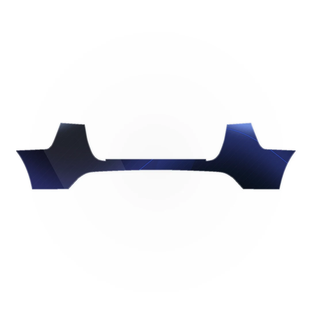 2020-2024 Tesla Model Y REAR BUMPER Precut Paint Protection Kit precut paint protection film pattern