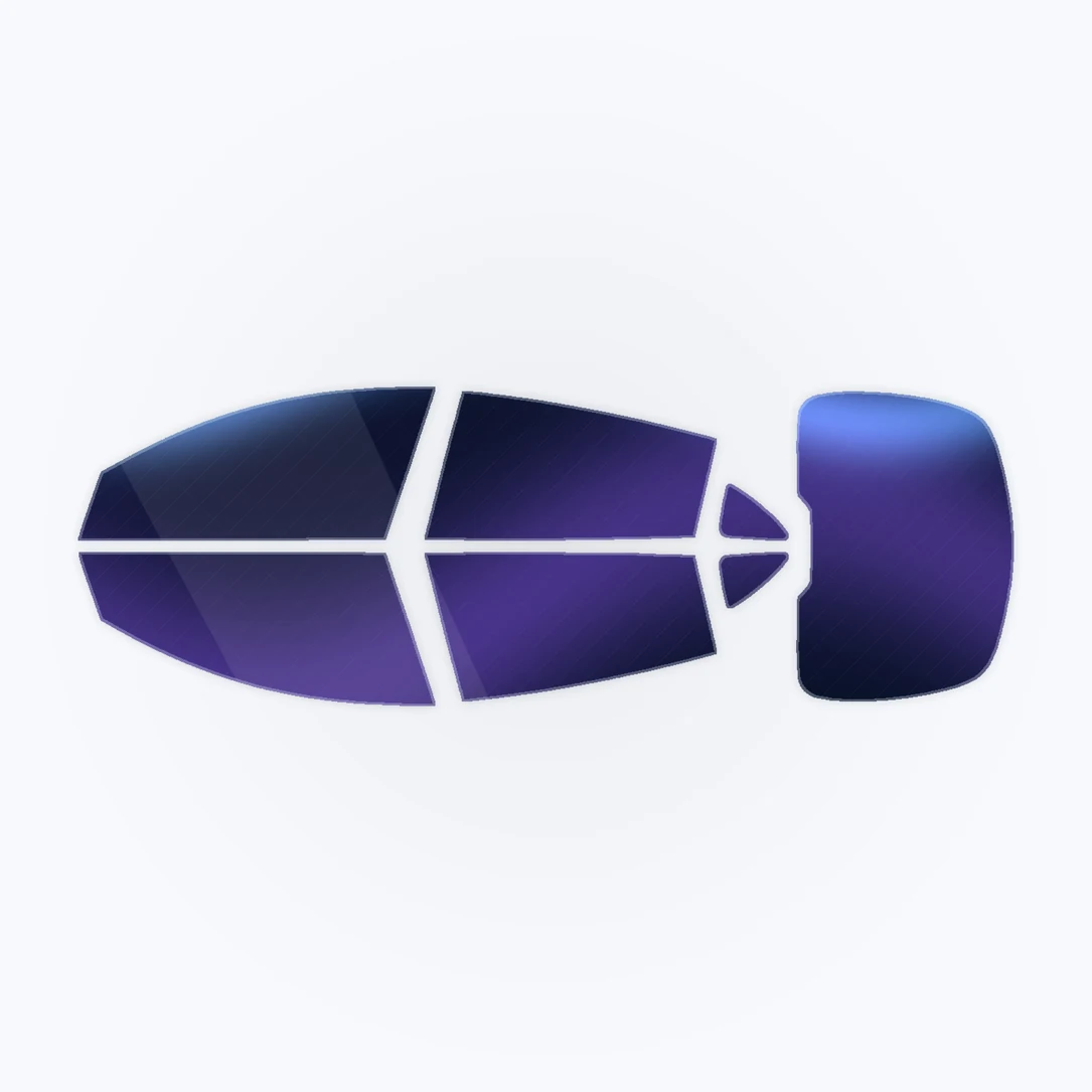 2020-2024 Tesla Model Y Full Vehicle Tint Precut Window Film precut window tint pattern