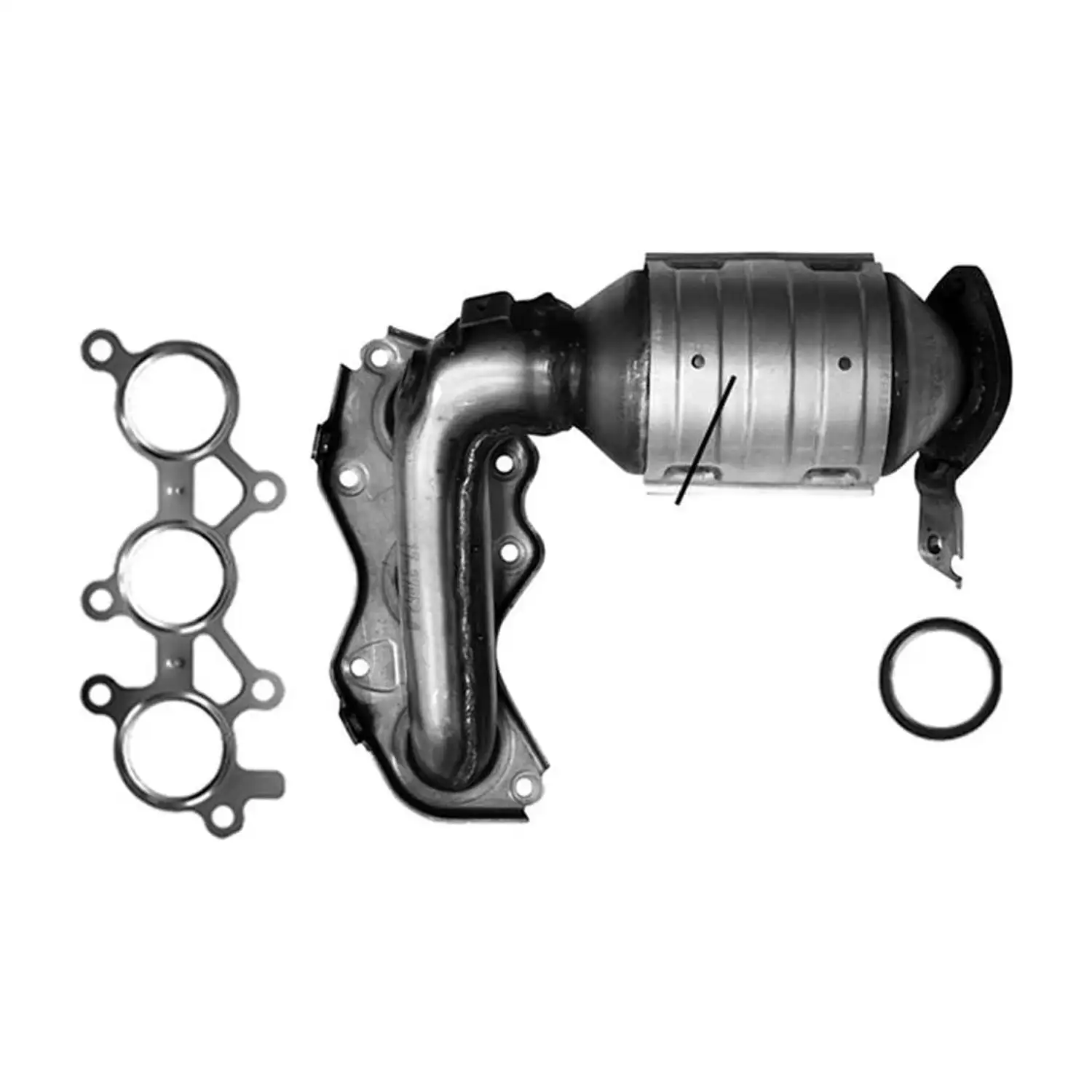 AP 641295 Catalytic Converter with Integrated Exhaust Manifold Fits select- 2007-2017 1 AP 641295 Catalytic Converter with Integrated Exhaust Manifold Fits select- 2007-2017