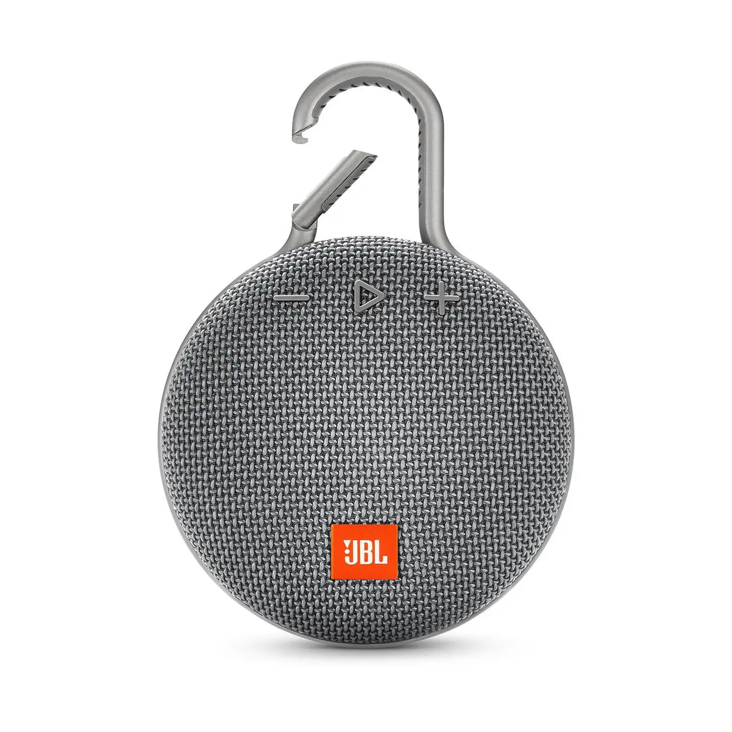 JBL Clip 3 Portable Bluetooth Speaker with Carabiner - Gray 2 JBL Clip 3 Portable Bluetooth Speaker with Carabiner - Gray - Image 2