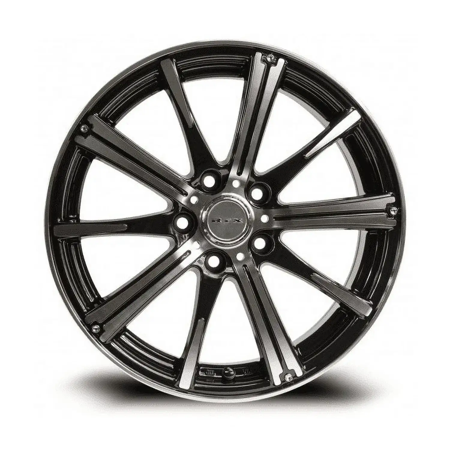RTX Spark 14x5.5 4x100 ET38 CB73.1 Black Machined Wheel 2 RTX Spark 14x5.5 4x100 ET38 CB73.1 Black Machined Wheel - Image 2